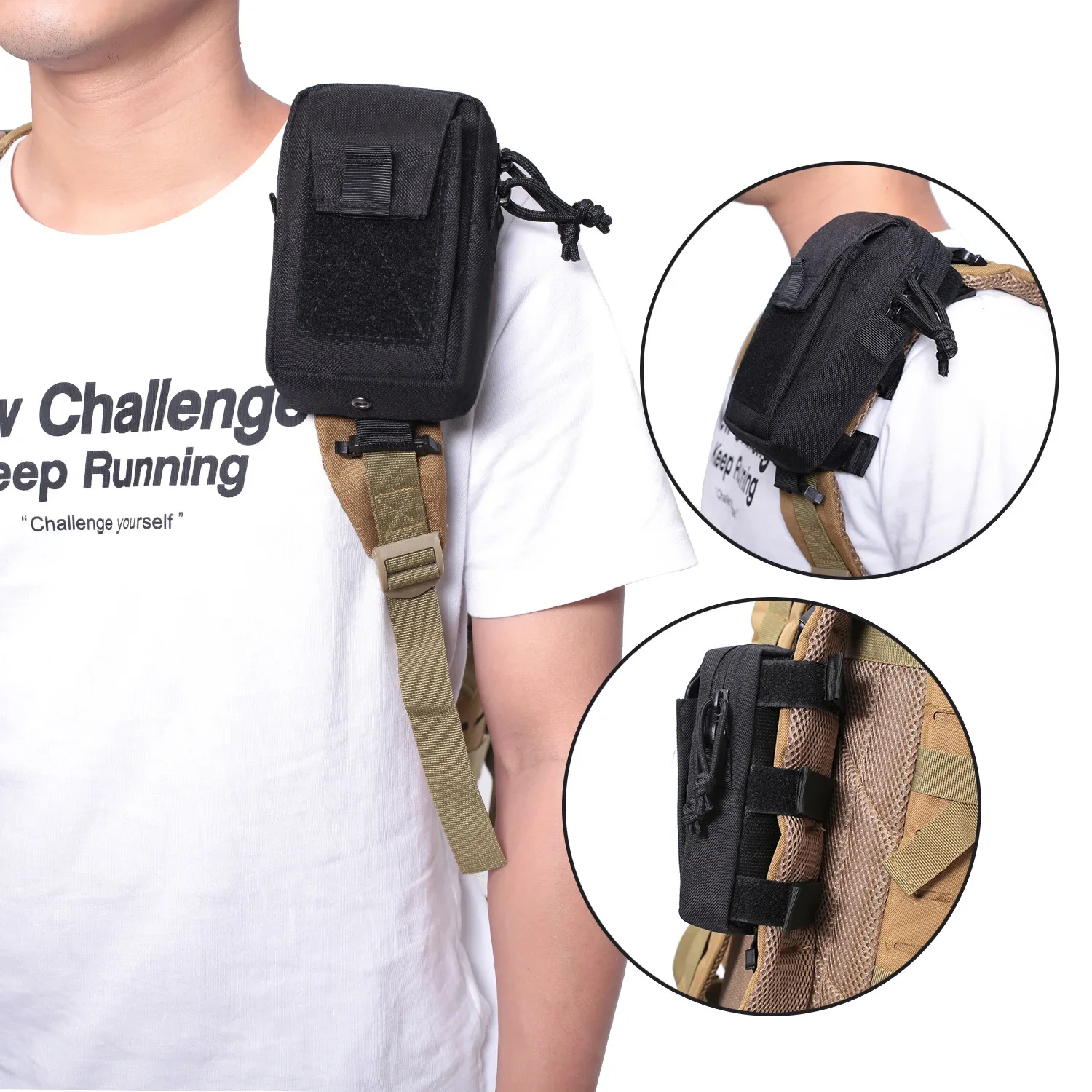 Phone Accessories For Running - Ремешок для телефона с креплением Molle,