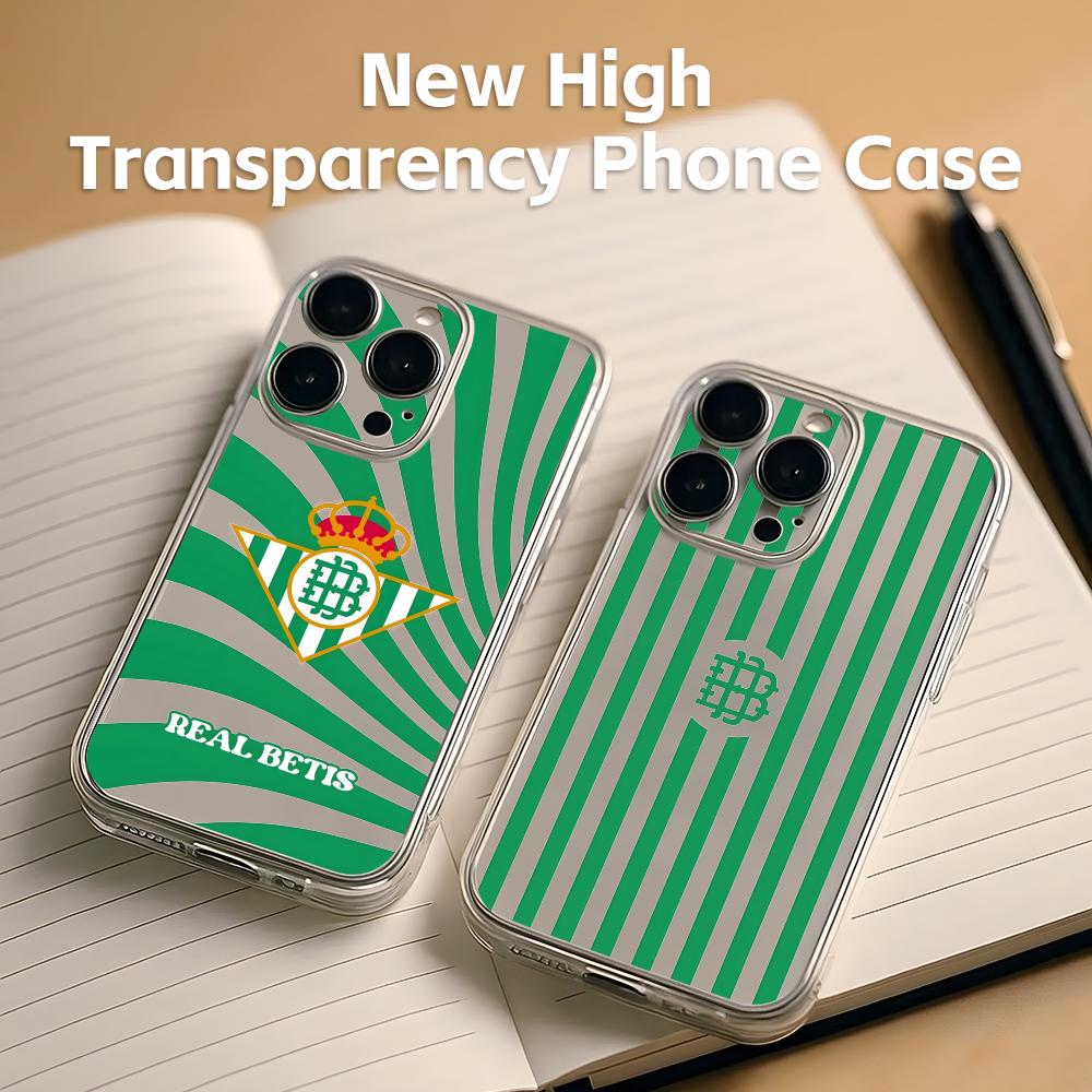 Phone Case Clear - Роскошный прозрачный чехол R-Real Luxury B-Betis-s