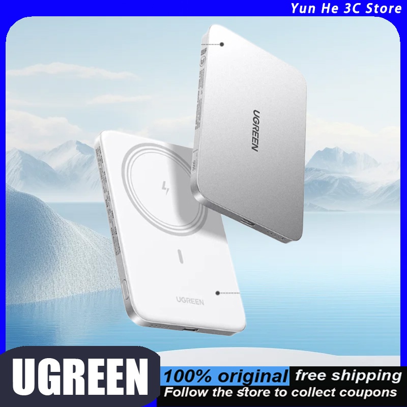 Power Bank Slim - Магнитный пауэрбанк UGREEN, ультратонкий и легкий,