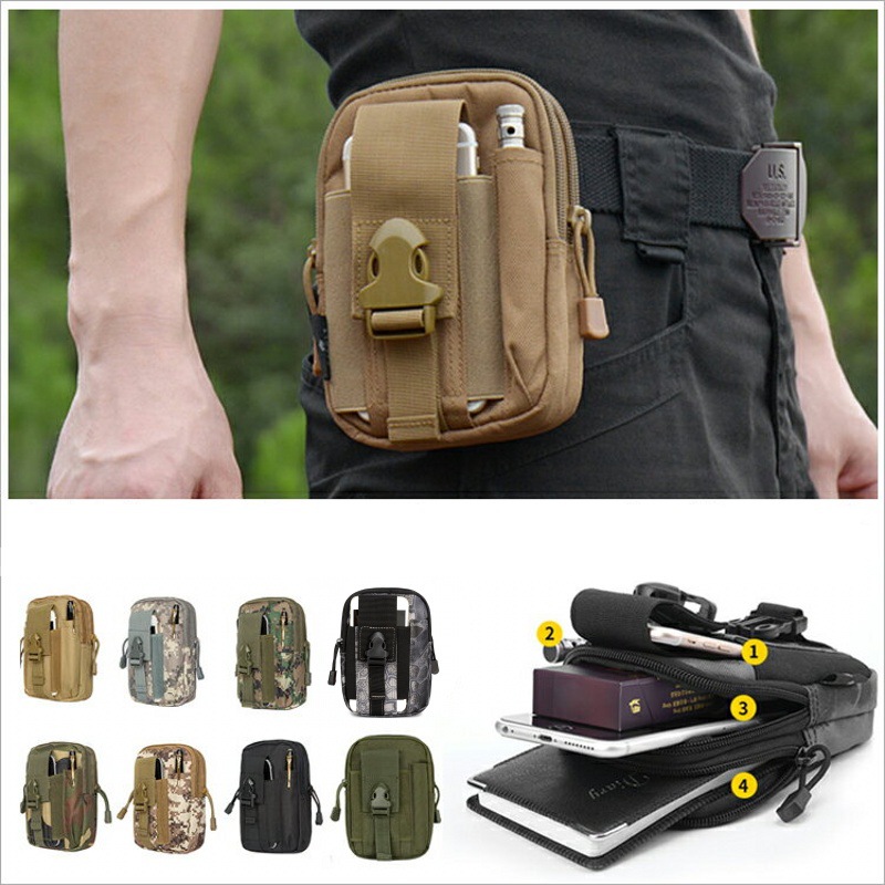 Phone Accessories For Running - Маленькая поясная сумка Molle, держатель для