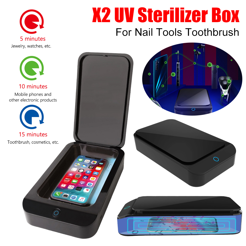 Phone Sanitizer Uv - X2 Инструменты для ногтей Зубная щетка