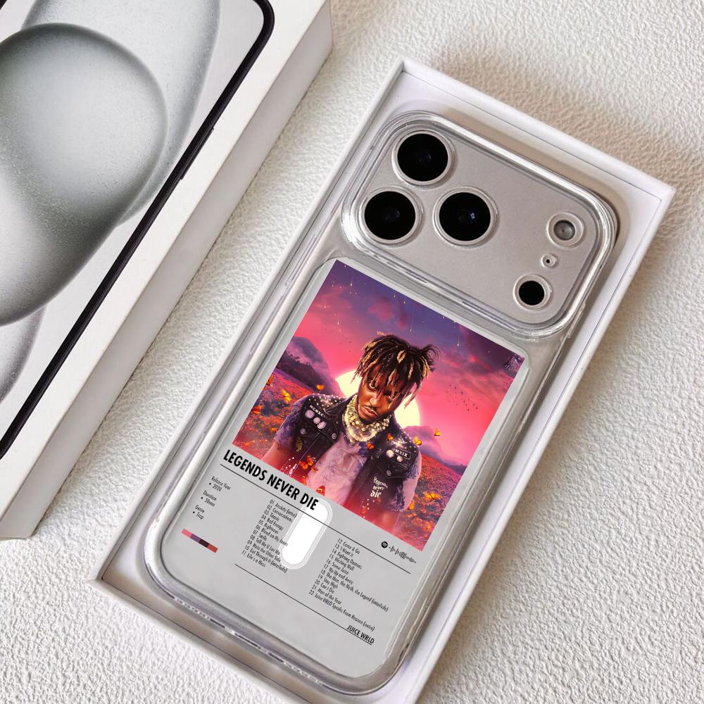 Phone Case Clear - Чехол для телефона J-Juice WRLD Singer