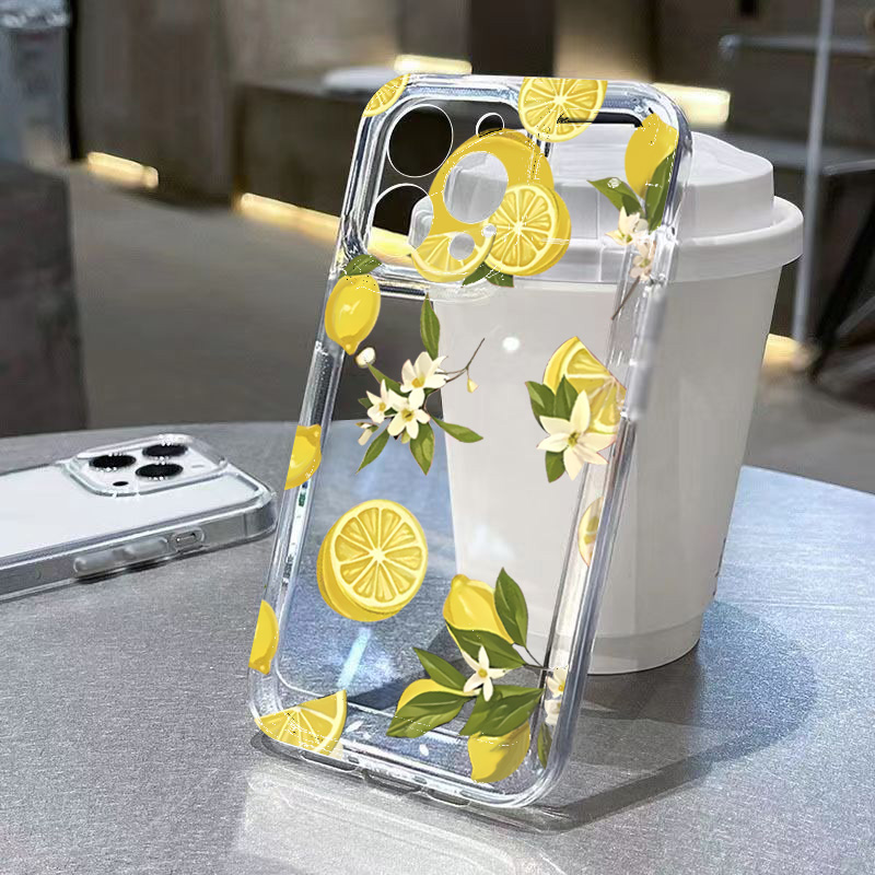 Phone Case Clear - Прозрачный чехол для телефона Summer Fruit