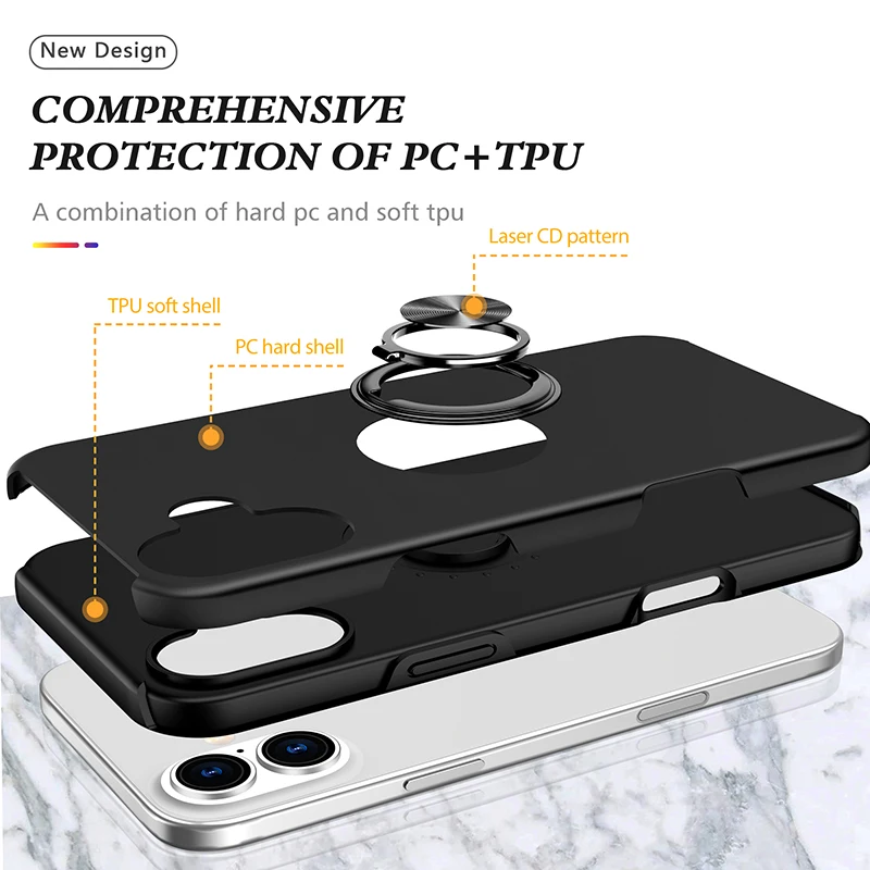 Модный простой чехол с магнитн – обзор и цена Phone Ring Holder
