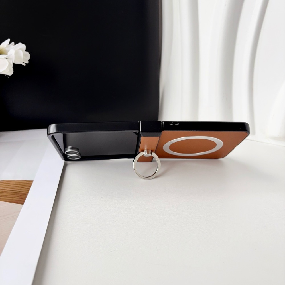 Магнитный кожаный чехол с подд – обзор и цена Phone Ring Holder