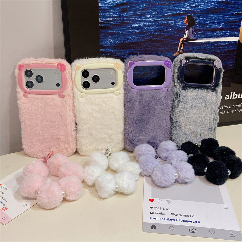 Роскошный однотонный плюшевый  – обзор и цена Phone Accessories Kiosk