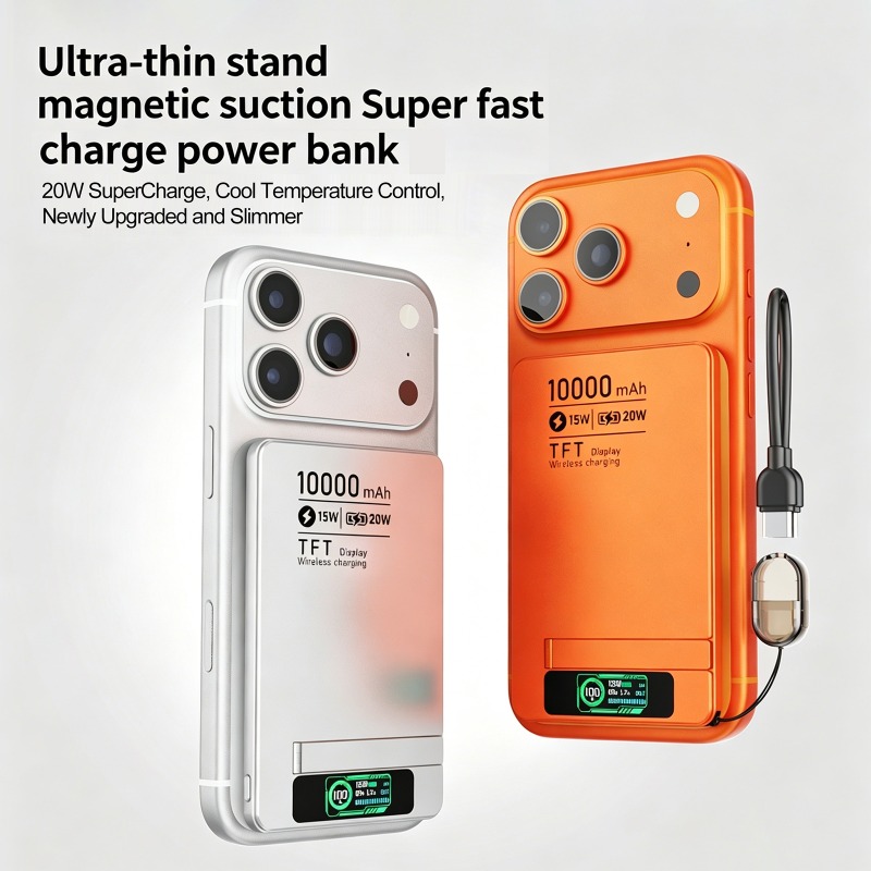 Тонкий и портативный магнитный – обзор и цена Power Bank Slim