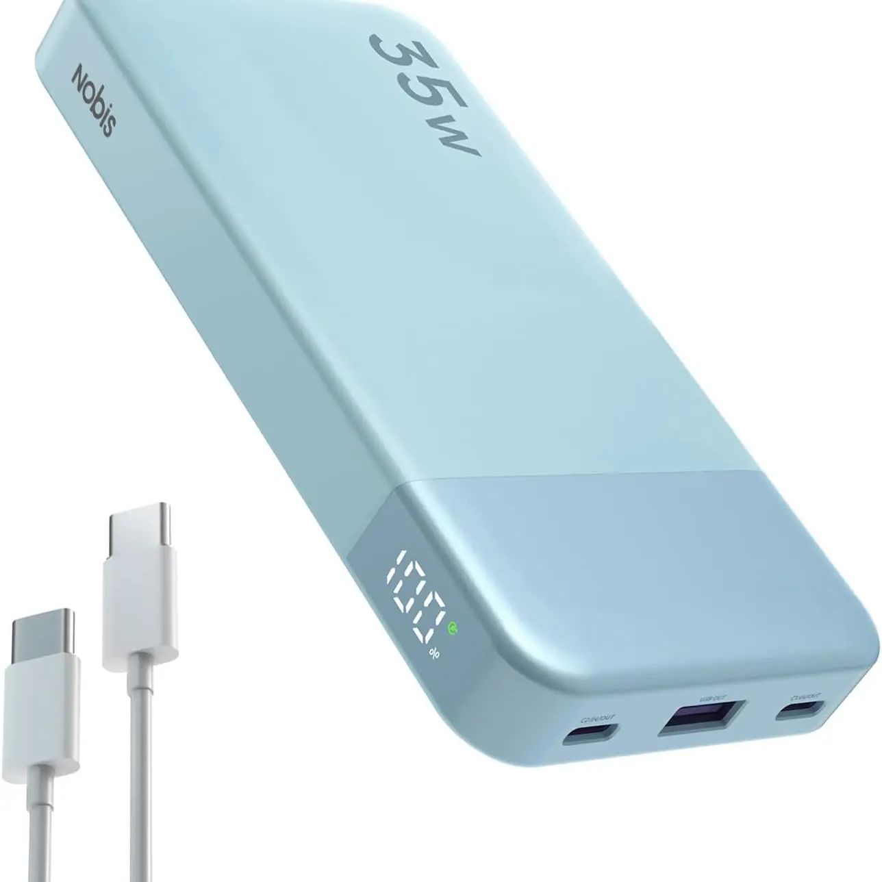 NOBIS N3510 Slim Power Bank 10 – обзор и цена Power Bank Slim